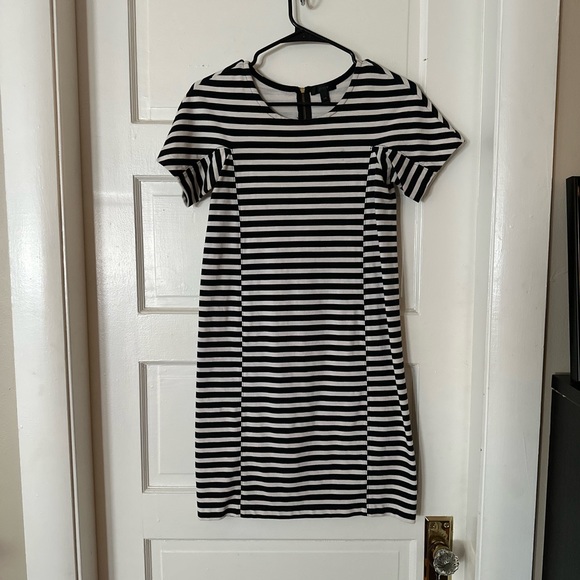 J. Crew Striped T shirt Dress - Picture 2 of 7